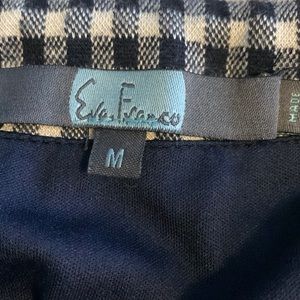 Navy/White Strapless.EVA FRANCO. Game day too! Size M